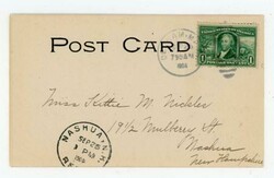 DEDHAM(Norfolk County)MASSACHUSETTS)-SEP/25/1904-Postcard View ...