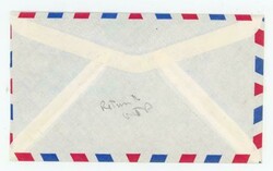 Antigua BARBUDA-SG#19,#20-BARBUDA-11/FE/69-AR MAIL TO USA-WITH REAL ...