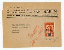 San Marino Sc#229-SIGNED-WRAPPER-SCARCE