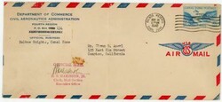 Canal Zone OFFICIAL AIR POST-Sc#CO3(single frank)-CIVIL AERONAUTICS ...
