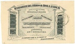 3c BANKNOTE-BALTIMORE MD-AUG/8-CIRCA 1880-ILLUSTRATED MIRRORS ...