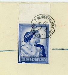Great Britain ROYAL SILVER WEDDING ISSUE-£1 VALUE-SG#494(single ...