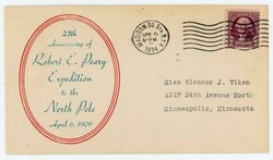 NORTH POLE DISCOVERED-25TH ANNIVERSARY-Sc#721-COIL STAMP-MADISON SQ ...