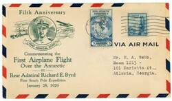 ANTARCTIC EXPEDITION-FIRST AIRPLANE FLIGHT-FIFTH ANNIVERSARY-CHICAGO ...
