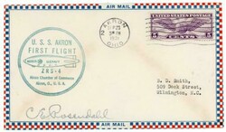 US DIRIGIBLE ZRS 4-(Zeppelin)-U.S.S. AKRON *Ullmann# 9/23/31-1* AKRON ...