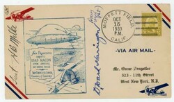 US DIRIGIBLE(Zeppelin)-ZRS 5-U.S.S. MACON * ULLMANN# 10/15/33-3.1 * ...