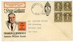 ROOSEVELT FIRST INAUGURATION-1933-WASHNGTON D.C.-MAR/ /1933 * NOBLE'S ...