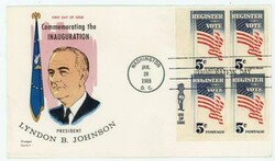 LYNDON B JOHNSON SECOND INAUGURATION-1965-WASHINGTON DC ...