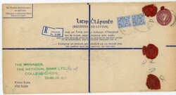 Ireland REGISTERED POSTAL ENVELOPE-HG:C19c-Size K-UPRATED ...