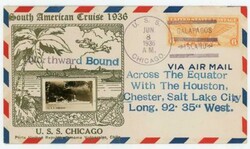 Ecuador GALAPAGOS ISLANDS-U.S.S.CHICAGO-JUN/8/1936-CROSBY REAL PHOTO ...