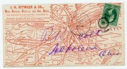 3c BANKNOTE-TOLEDO(Lucus County)OHIO-MAY/2/1880(dateline)ILLUSTRATED ...