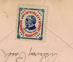 Wm McKINLEY MEMORIAL HOSPITAL LEAGUE-BICOLOR SEAL(blue ...