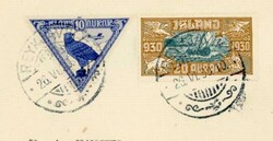 Iceland Sc#C3,#C5-REYKJAVIK-26/VI/30-AIR MAIL-TO ...