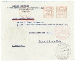 Mexico POSTAL METERS-MEXICO CITY-1/IV/32-MAQUINAS ...