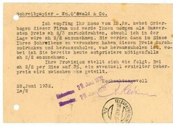 Austria TYPEWRITER CARD-Sc#306,#330-WIEN-28/VI/32-AIR MAIL(label)-TO ...