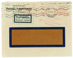 Finland POSTAL METERS-FINLANDS INDUSTRIKONTER-HELSINKI-11/VIII/34-AIR ...