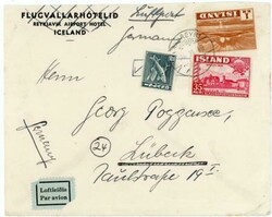 Iceland Sc#222,#251,#254-AKUREYRI-24/11/49-AIR MAIL-TO ...