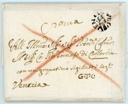 Italy STAMPLESS-VENEZIA-1719-STAMPLESS-WITH CONTENT-SCARCE-VERY GOOD ...