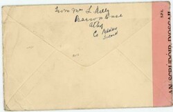 Ireland SG#115-WITH SELVAGE-DUBLIN-23/X/41-WWII CENSOR-TO USA