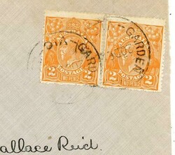 Australia SG#62(xd2)-GARDEN VALE (WEST ?)-20/DE/20-TO SILENT SCREEN ...