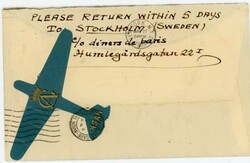 TRANSATLANTIC CLIPPER-FIRST FLIGHT-SWEDEN Sc#2990,#153,#290,#281 ...