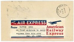 AIR EXPRESS SEE REVERSE-CONTINENTAL AIRLINES-CLEVELAND TO LOUISVILLE ...