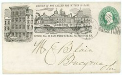 PITTSBURGH(Allegheny County)PENNSYLVANIA-FANVY GEOMETRIC ...