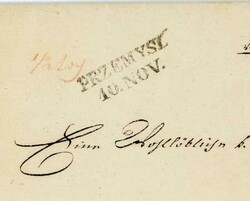 Poland STAMPLESS-PRZEMYSL-10/NOV(1845 docketing)-FOLDED LETTER ...