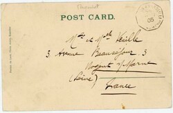 Zanzibar SG#211-SQUARED CIRCLE-28/JA/05-Postcard View H.H. ...