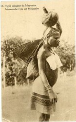 Belgian Congo POSTAL CARD-HG:70 - WITH VIEW `TYPE INDIGENE DU ...