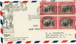 GEORGE ROGERS CLARK ISSUE-Sc#651(block of 4)-1st IOOR ...