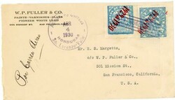 Honduras Sc#272a INVERTED OVERPRINT,#277 INVERTED OVERPRINT-CORREOS ...