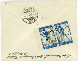 Jugoslavia SLOVENIA-Sc#3L32,#3L14(pair, Reverse)-BLED ...