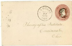 LA MOURE(La Moure County)DAKPTA TERRITORY-POSTAL ...