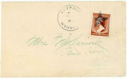 BUFFALO(Johnson County)WYOMING TERRITORY-Sc#210-FANCY STAR IN A STAR ...