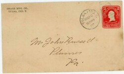 TULSA(Tulsa County) INDIAN TERRITORY-AUG/10/1905-POSTAL ...