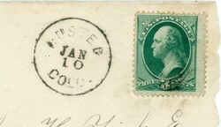 D.P.O. HUSTED(El Paso County)COLORADO-3c BANKNOTE-JAN/10-CIRCA ...