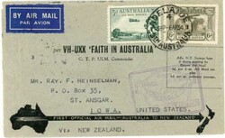 Australia SG#115,#139-ADELAIDE-6/AP/34-FIRST FLIGHT-Mu#104-AUSTRALIA ...