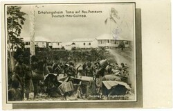German New Guinea Sc#8(single frank)-HERBERTSHOHE-5/6/10-REAL PHOTO ...