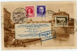 Vatican City Sc#8-5/12/29-REDIRECTED-DUAL FRANK-Italy Sc#221 ...