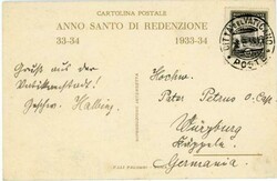 Vatican City Sc#23-CITTA DEL VATICANO POSTE-23/8/33-HOLY YEAR ...