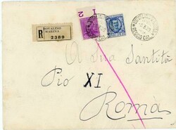 VATICAN CITY-INCOMING-ADDRESSED TO POPE PIUS XI-FROM Italy Sc#200 ...