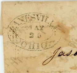 ZANESVILLE(Muskingum County)OHIO-MAY/25-1827(dateline)-DOUBLE ...