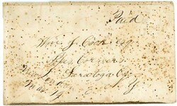 NEW LONDON(Huron County)OHIO-MAR/19-1837(dateline)-Handwritten ...