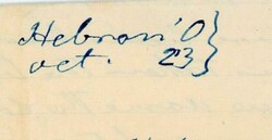 HEBRON(Licking County)OHIO-OCT/23-1843(dateline)Handwritten ...