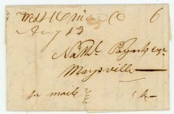 WEST (Adams County)OHIO-AUG/13-1829(dateline)Handwritten ...