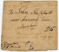 DAYTON(Montgomery County)OHIO-26/JUNE-1821(dateline)-Handwritten ...