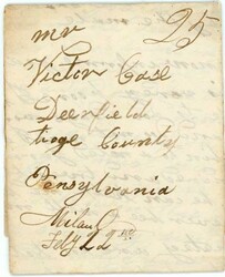 MILAN(Erie County)OHIO-FEB/22-1832(dateline)-Handwritten ...