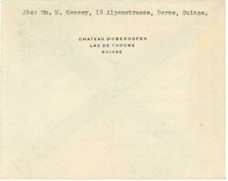 Switzerland Sc#C9a,#B97,#B99-BERN `1` BRIEFAHNAHME-1/III/10-AIR ...