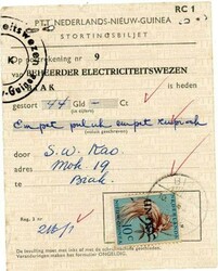 Netherlands New Guinea UNTEA-Sc#5-PAYMENT VOUCHER-ELECTRICITY ...